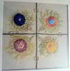 Brazilian embroidered flowers
