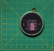 Embroidered pink cottage door