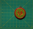 Embroidered round 1